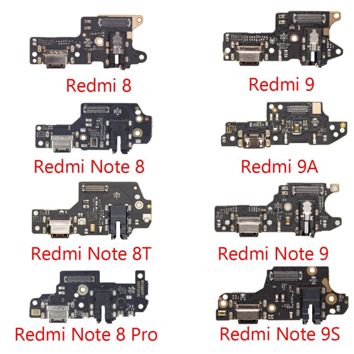 Charging Port Connector Board Parts Flex Cable With Microphone Mic For XiaoMi Redmi Note 8 8 Pro