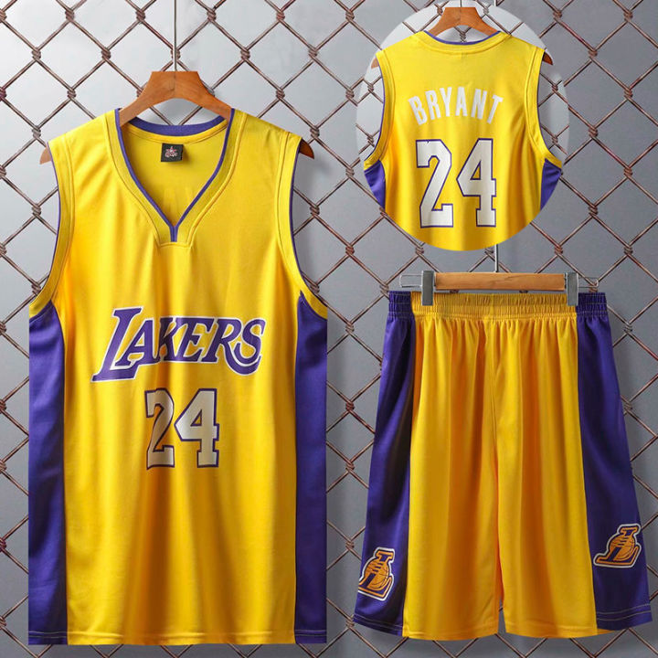 Lakers%20Kobe24No.%20Jersey%20Boys'%20Basketball%20Wear%20Suit%20Middle%20and%20Big%20Children%20Sports%20Training%20Junior%20High%20School%20and%20Elementary%20School%20Students%20Teenagers%20-%20Image%202