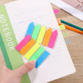 100Pcs/Set 5 Color Index Sticky Notes Index Label Stickers PET Sticky Notes Highlighter Translucent Page Makers For Page. 