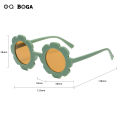 OQ BOGA 16 Colors Flower Frame Anti UV Kids Sunglasses Children Outdoor Eye Protection Full Rim Sun Glasses. 