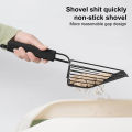 Reliable Cat Litter Cleaning Tool Convenient Non-stick Metal Cat Litter Scoop with Long Handle Easy Pet Cleaning Tool for Southeast Asian Buyers. 