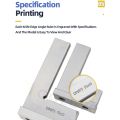 90 Degree Flat Edge Square Ruler Carpentry Square Woodworking Tools Metal Angle Measuring Tool Multi Try Square Gauge Set-Square. 