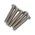 M8 x 45mm 304 Stainless Steel Phillips Machine Screw Bolt 5pcs. 