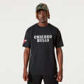 Chicago Bulls Logo Printed T shirt for men - Black. 