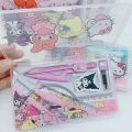 ☟Sanrio Compasses Kuromi My Melody Cartoon Set of 7 Sets of Compass Ruler Math Geometry Tools Sc t☞. 