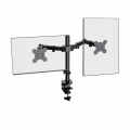 Dual Monitor Arm 360 Degrees Fully Adjustable Stand 13"-32" Desk Dual Monitor Brackets LCD LED. 