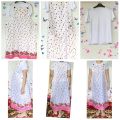 Women lase cotton maternity frock with white short sleeve tshirt. 