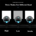 Bicycle Front Light With Electric Loud Horn Multi-function Ultra Bright USB Rechargeable Headlight High-quality Warning Light-USB green. 