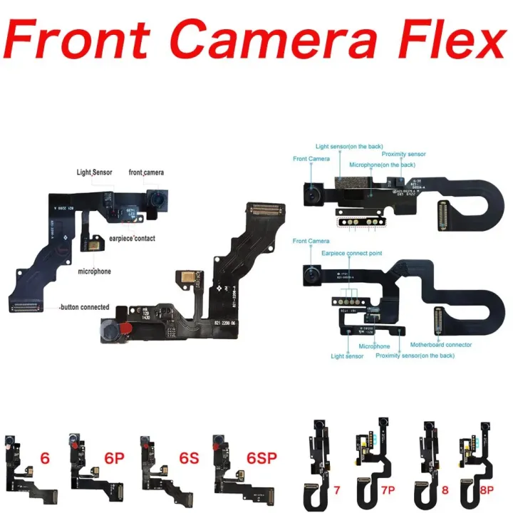 Front%20Camera%20Flex%20For%20iPhone%206%206P%206S%207%207Plus%208%20Plus%20With%20Ear%20Speaker%20And%20Full%20Set%20Inner%20Screws%20Repair%20Replacement%20-%20Image%202