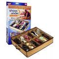 Under Bed Shoe Organizer for Kids and Adults  Underbed Shoes Closet Storage Solution  Easy to Assemble. 