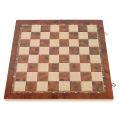 Wooden Chess Set 3 in 1 Educational Wooden Chess Checkers Set for Adults. 
