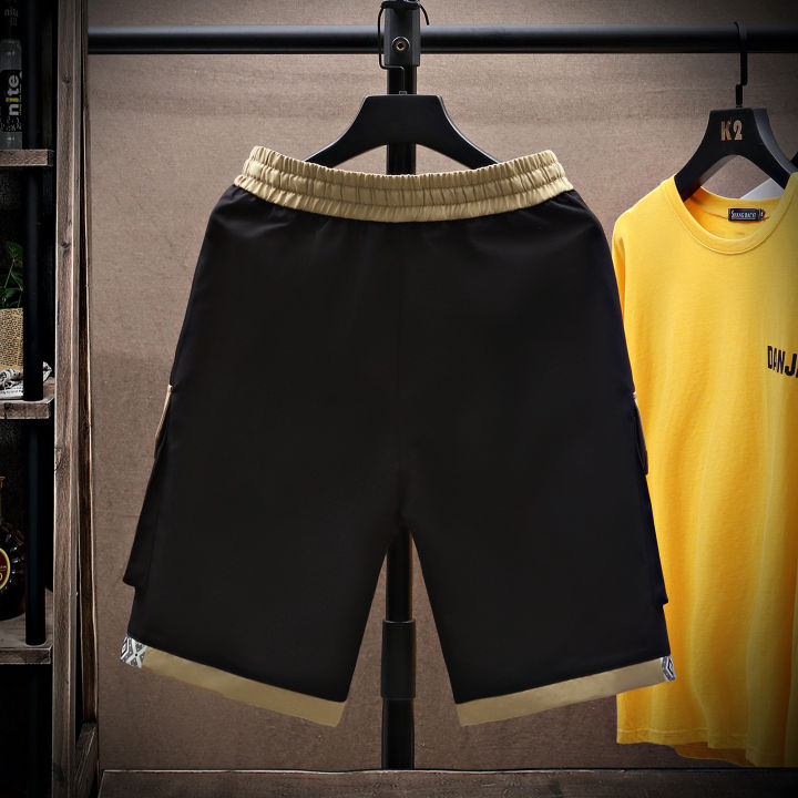 Shorts%20Men's%20Outdoor%20Wear%20Summer%20New%20Work%20Clothes%20Casual%20All-Match%20Fifth%20Pants%20Korean%20Style%20Trendy%20Teen%20Workwear%20Beach%20Pants%20-%20Image%202