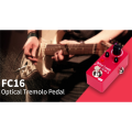 FLAMMA FC16 Optical Tremolo Guitar Effects Pedal Classic Optical Tremolo Effect Guitar Effects Pedal Compact Size True Bypass Circuit. 