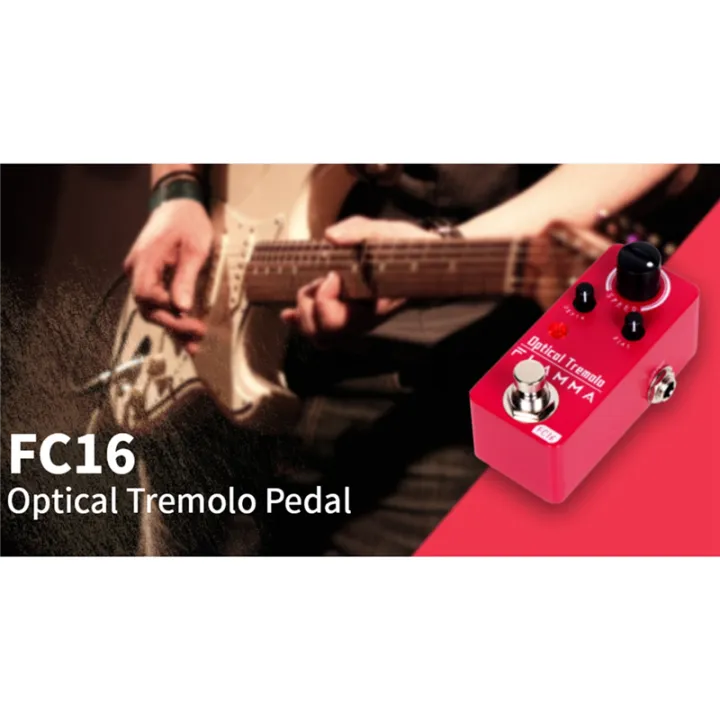 FLAMMA%20FC16%20Optical%20Tremolo%20Guitar%20Effects%20Pedal%20Classic%20Optical%20Tremolo%20Effect%20Guitar%20Effects%20Pedal%20Compact%20Size%20True%20Bypass%20Circuit%20-%20Image%204