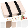 Leaf Pressing Kit DIY Press Flower Machine Tool Nature Wooden Dried Book Drying Preservation DIY Flower Preservation Crafts BOYUAN. 