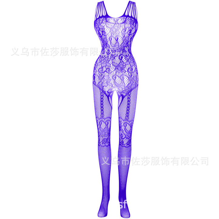 Randomly%20send%20purple%20jumpsuit%20mesh%20socks%20elastic%20underwear%20pajamas%20-%20Image%204