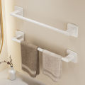Self-adhesive Home Bathroom Towel Rack Holder Without Drilling Wall Mount Towel Shelf Kitchen Bathroom Accessories Towel Hanger. 