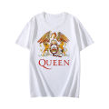 Queen T-Shirts Music Rock Band Skull Print Streetwear Men Women Vintage Fashion Oversized T Shirt Pure Cotton Tees Tops Clothing. 
