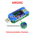 IUQXU UM34/UM34C UM24/UM24C UM25/UM25C DC Voltmeter Ammeter VLuxuryoltage Current Tester Voltage battery Charge USB Tester. 