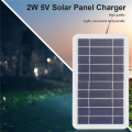 2X 5V High Power USB Solar Panel Outdoor Waterproof Hike Camping Portable Cells Battery Solar Charger for Mobile Phone. 