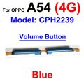 Power Button + Volume Side Button For OPPO A53 A53S A54 A54s A74 4G/5G Up Down Volume Power Side Keys Flex Cable Parts. 