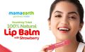Mamaearth Nourishing Tinted 100% Natural Lip Balm With Vitamin E And Strawberry - 4G. 