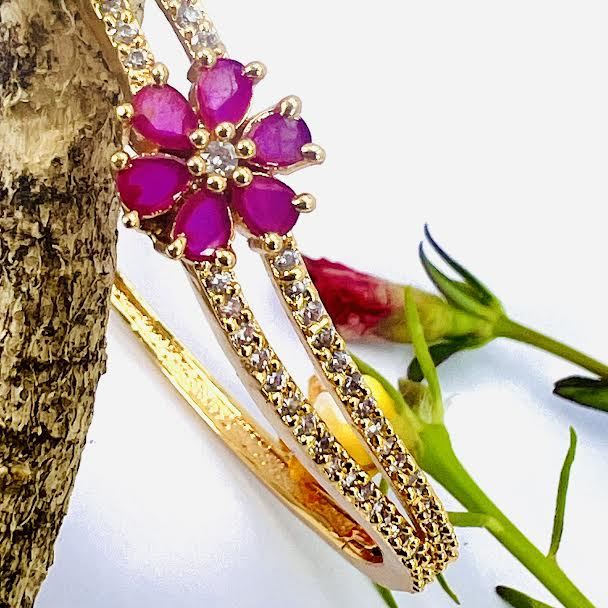 BOOM%20BOOM%20Gold%20Plated%20Fashion%20RED%20FLOWER%20TYPE%20Free%20Size%20lock%20SABONA%20Bangle%20with%20white%20and%20red%20stone%20For%20Women%20and%20girl%20Fashion%20Jewelry%20Gift%20Casual%20Jewelry%20for%20Women%20-%20Image%209