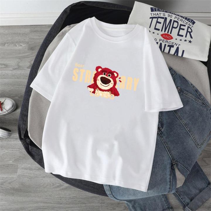 Summer New Heavy Cotton Short SleeveTT-shirt Men's Fashion Loose Fashion Men's Printed round Neck Half Sleeve Topins