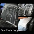 Black Mesh Cloth Car Seat Cushion Lumbar Waist Back Support Lumbar Pillow  General car seat massage backrest office chair massage backrest lumbar support mesh breathable lumbar cushion seat support Massage Car Seat Lumbar Lower Back Support Mesh Cushion. 