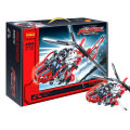 Decool 3355  Rescue helicopter aero king   lego  407+pcs technic  helicopter building blocks  kids. 