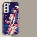 Michael Jackson Phone Case For Samsung Galaxy S24 S23 Ultra Capa Shell S22+ S21 Plus S20 FE S10 Lite S10E S9 S8 S7 Edge Cover Si. 