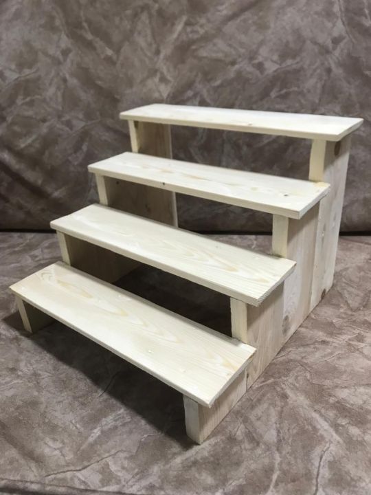 Wood Display Riser Wood Display Riser Stand for Dessert Figurines Conutertop Jewelry Display Riser Shelf Candy Figures Buffets