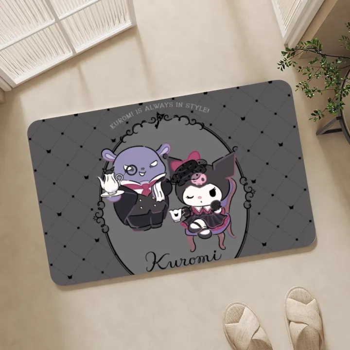 MINISO%20Sanrio%20Kuromi%20Floor%20Mat%20Floor%20Mat%20Bedroom%20Decoration%20Balcony%20Anti-Slip%20Doormat%20Living%20Room%20Rug%20-%20Image%203