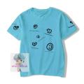 BTS BT21 Logo Tshirt KPOP Logo Branded T shirt Crew Round Neck Tshirts T-shirt. 