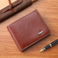 DGSenpi Men's Wallet Multiple Card Slots Fashion Short Business Wallet Soft Leather Money Bag. 