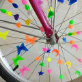 Spoke Beads Bicycle Wheel Decoration Bicycle Spoke Clips Bicycle Round Clips. 