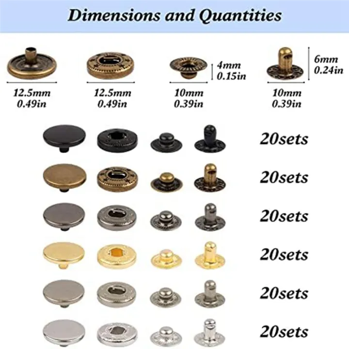 Leather%20Snap%20Fasteners%20Kit,%20120%20Set%20Metal%20Snap%20Buttons%20Press%20Studs%20with%206%20Setting%20Tools,%20for%20Jackets%20-%20Image%204