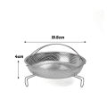 Stainless Steel Steamer Rack Stand Removable Telescopic. 