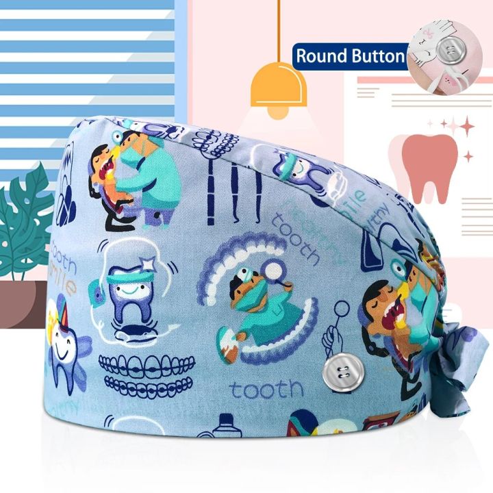 Dentistry%20Pet%20Medical%20Scrub%20Pharmacist%20Clinic%20Hat%20Dentist%20Lab%20Cap%20Nurse%20Surgical%20Working%20Caps%20Nursing%20Hats%20Cotton%20with%20Button%20-%20Image%207