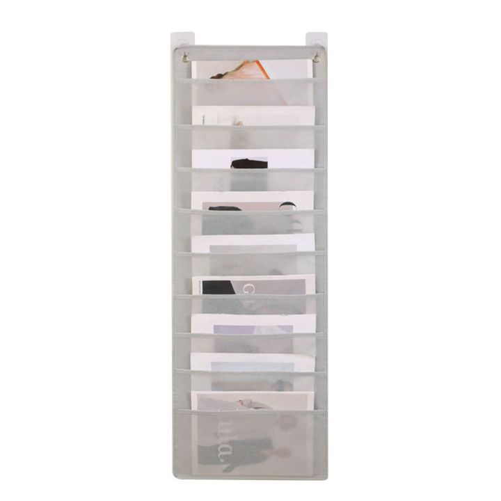Multi-Function%20Non-woven%20Fabric%20Document%20Hanging%20Storage%20Bag%203/6/9-layer%20Pocket%20Chart%20Hanging%20File%20Folding%20Large%20Capacity%20Book%20Storage%20Bag%20Students%20-%20Image%202