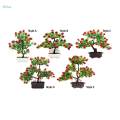 Artificial Fruit Tree Bonsai Lifelike PP Material Table Centerpiece for Indoor Outdoor Sturdy. 