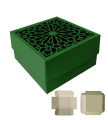 100pcs Wedding Party Cake Favour Sweets  Candy Chocolate Decorative Laser Cut Gift  Box. 