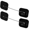 EITGZWAS 2X Refrigerator Strong Adhesive Lock for Cabinet File Drawer Window Child Safety with Keys. 