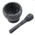 Spice Crusher Resin Bowl Mortar Pestle Spice Pepper Crusher Herbs Grinder Garlic Mixing Press Grinders Weed Bowls Kitchen Tools-Color Family:Grey. 
