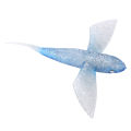 Fishing Lure Flying Fish Artificial For Seawater Soft Silicone Marlin Saltwater Tuna Mackerel Barracuda. 
