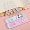 0.5Mm Sanrio Mechanical Pencil Lead Set Kawaii Anime Kuromi My Melody Cute Students Stationery Gifts Random Color. 