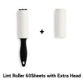 Lint Roller Pets Fur Remover 60Sheets with Extra Head. 
