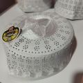 White Muslim Prayer Cap (Thoppi) for men, Best for School and Students Al-Faruque Bangladesh. 