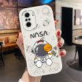 BILI for Xiaomi Poco F3 / Redmi K40 / K40 Pro Cover Space Astronaut Lens Protection Soft PU Leather Phone Cases. 