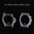 【Miga Plaza】Watch Protective Case Transparent Silicone Cover Fit for Rolex 40mm Watch Case Dive Watch Scratch-proof Waterproof Cover. 